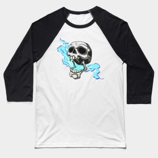 screaming skull Baseball T-Shirt